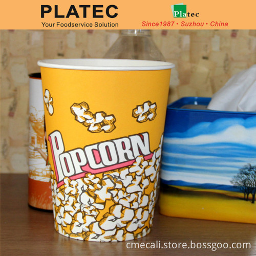 Cheap pop bucket, paper popcorn bucket, popcorn box